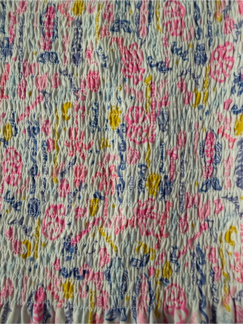 NWT Lilly Pulitzer Jilly Smocked Dress size Large - original retail $148 - Picture 3 of 10
